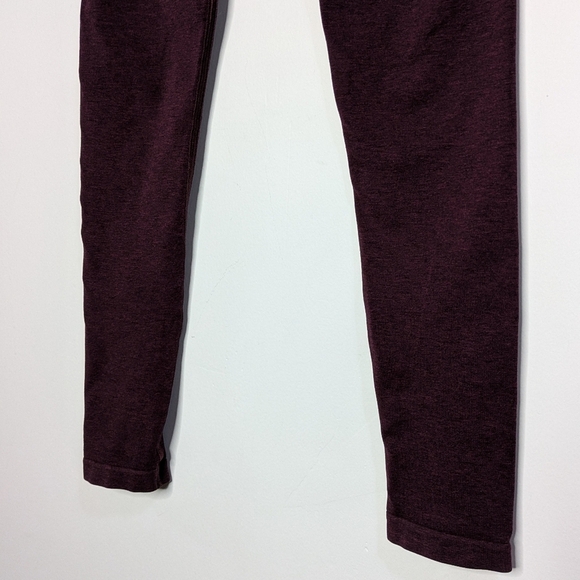 Alphalete Maroon Workout Exercise Leggings S - Picture 3 of 11